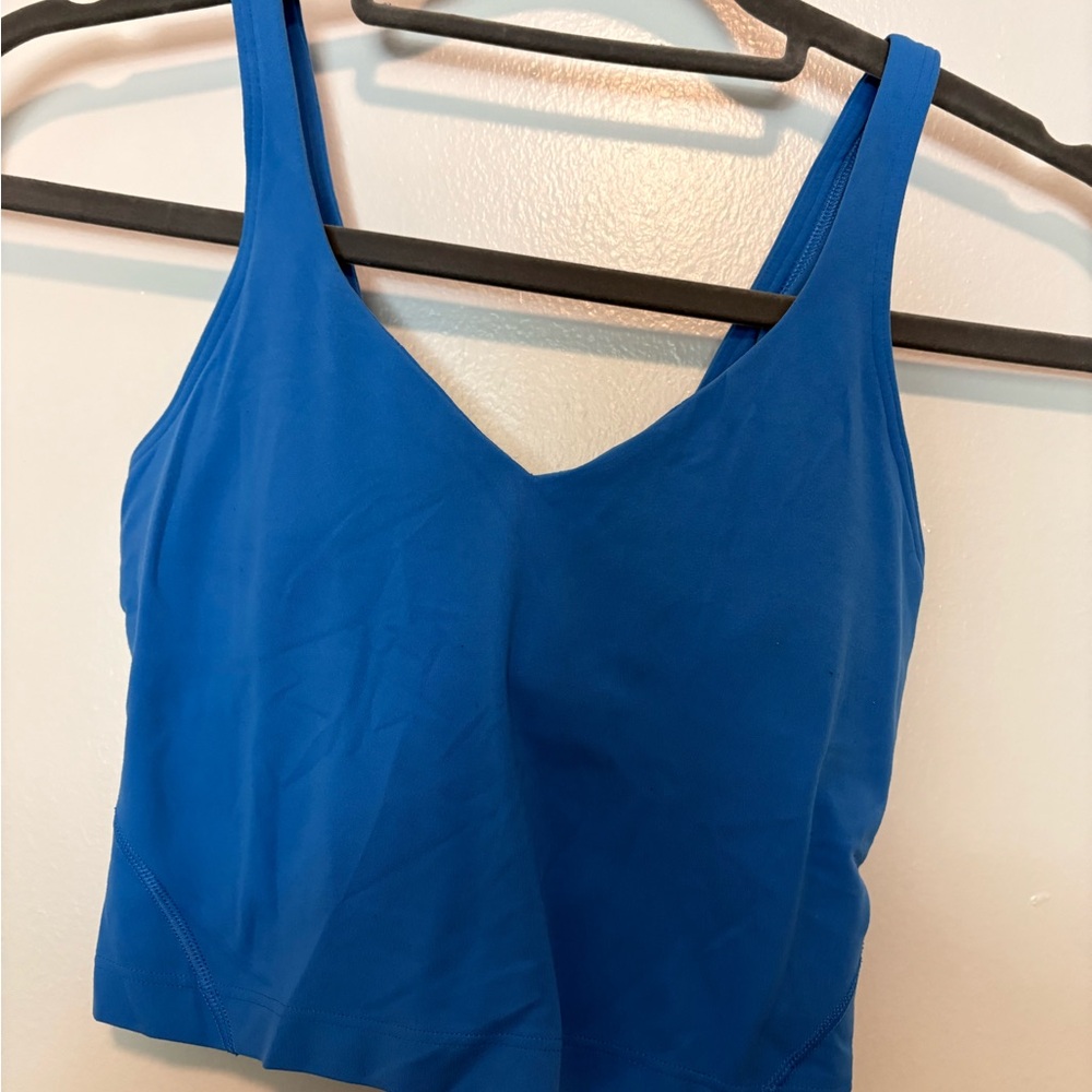 Lululemon Blue Align Tank Size 2